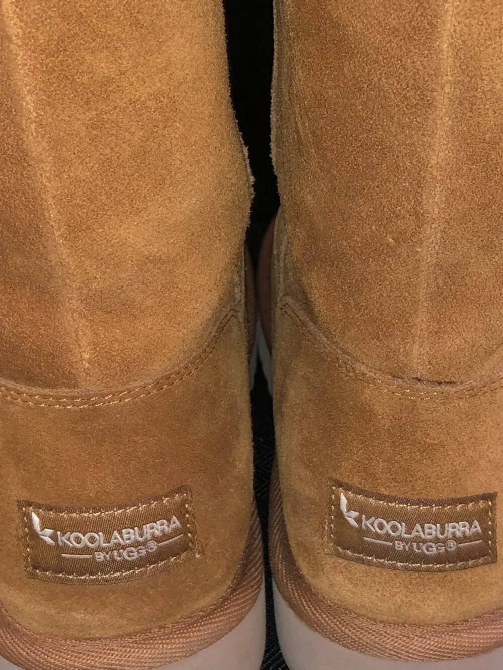 Koolaburra by Ugg Kinslei Tall Chestnut Suede Boots Size 7